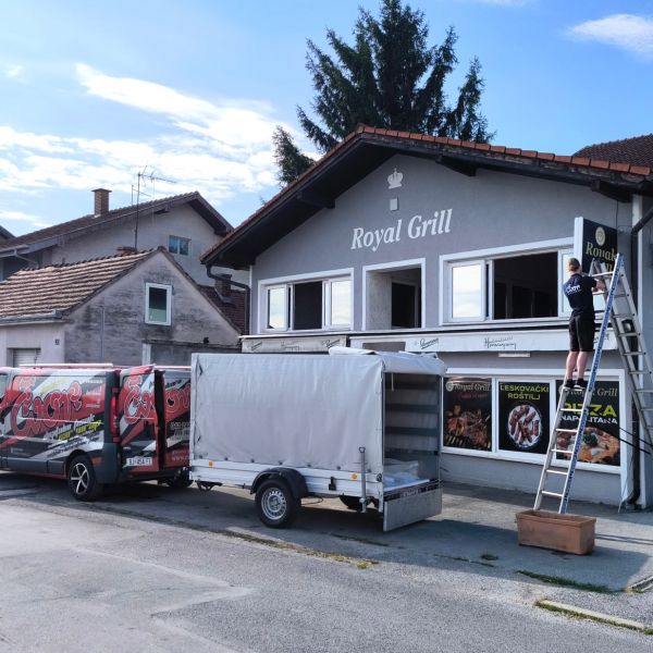 Uređivanje fast fooda Royal Grill u Virovitici Uređivanje fast fooda Royal Grill u Virovitici